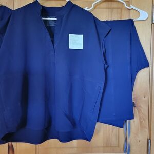 Figs Navy Scrub Set - Deep Blue Women's Jumpsuit Pants